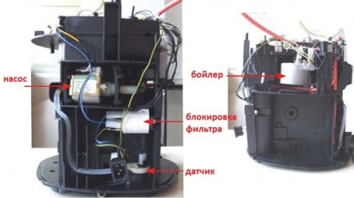Ремонт кофеварок Delonghi, Saeco, Krups