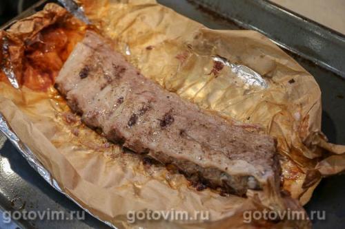 Свиные ребрышки с соусом из виски