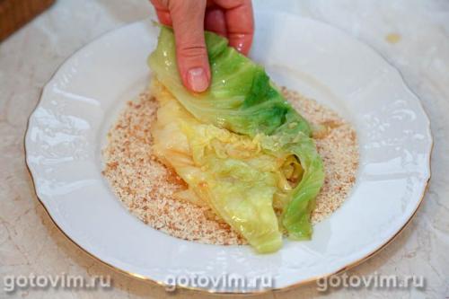 Капуста в сухарях
