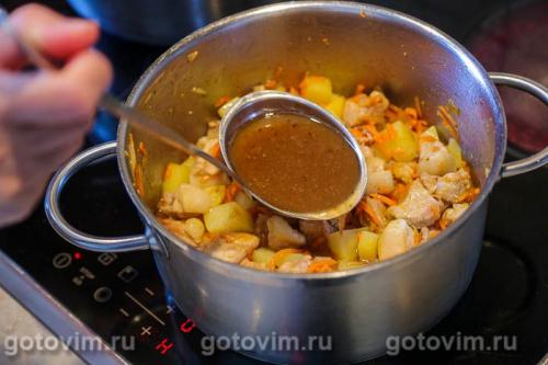 Свинина с картошкой и рисом