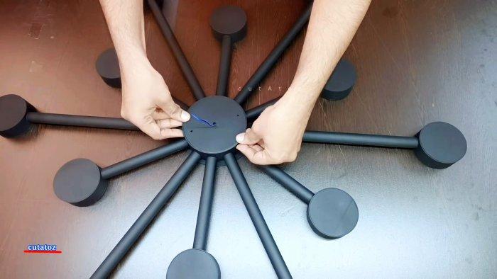 Как сделать современную светодиодную люстру из ПВХ трубы Как сделать современную светодиодную люстру из ПВХ трубы