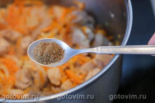 Плов со свининой с алычой