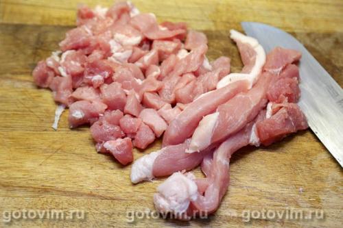 Рагу с мясом и чечевицей