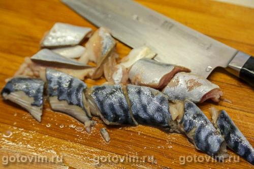 Лодочки пиде с овощами и скумбрией