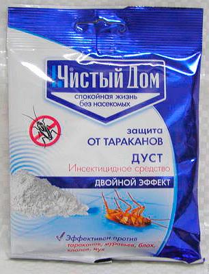Аэрозоль и дуст Чистый Дом для уничтожения постельных клопов