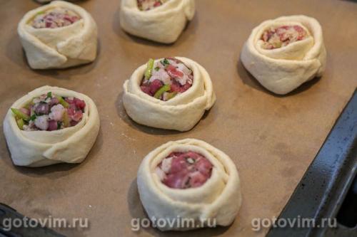 Кныши с рубленым мясом