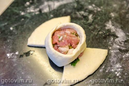 Кныши с рубленым мясом