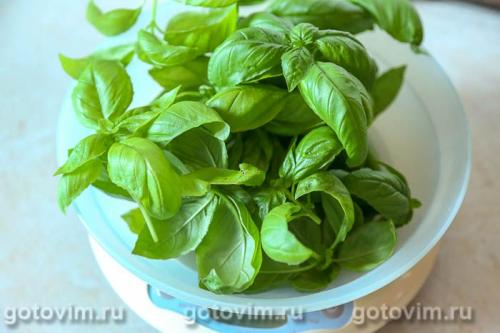 Лимонад из базилика с лимоном