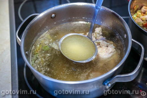 Мясной суп с пшеничной крупой &laquo;Артек&raquo;