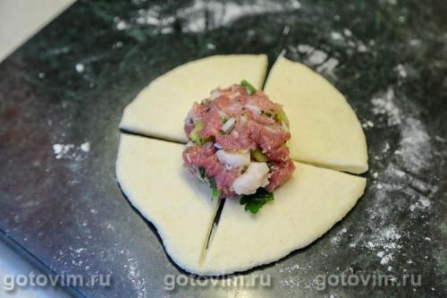 Кныши с рубленым мясом