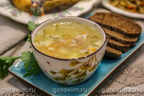 Мясной суп с пшеничной крупой &laquo;Артек&raquo;