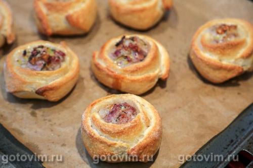 Кныши с рубленым мясом