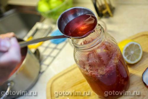Компот из малины с лимоном на зиму