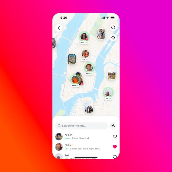 
											
							Instagram* запустил &laquo;Карту друзей&raquo; &mdash; ваше местоположение видно только по желанию						
									