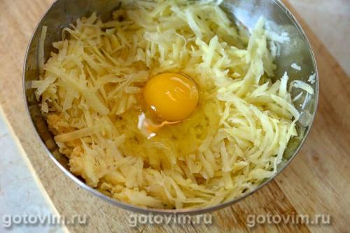 Драники картофельные с фаршем из куриной грудки