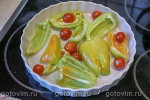 Щи с мясом и печеными овощами