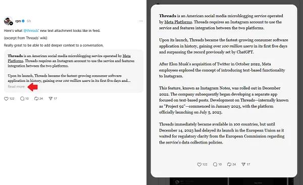 
											
							Threads позволит публиковать статьи через встроенный редактор						
									