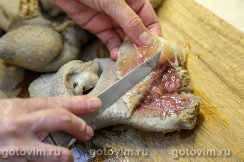 Говяжьи губы отварные