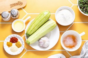 Кабачки в кляре с чесноком Кабачки в кляре с чесноком