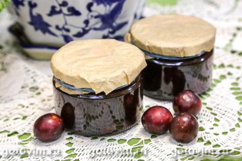Варенье из желтой алычи и сливы