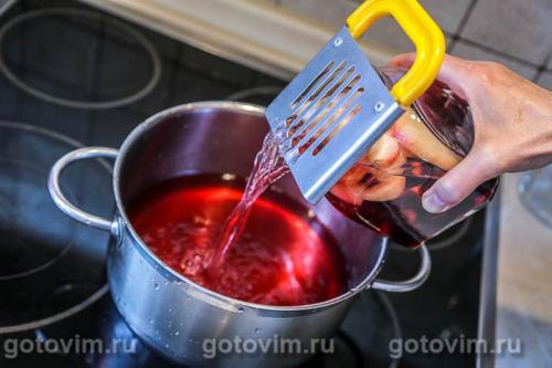 Компот из тёрна с яблоками на зиму (без стерилизации)