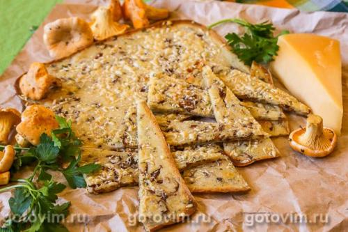 Скьяччатина с лисичками (Schiacciatina)