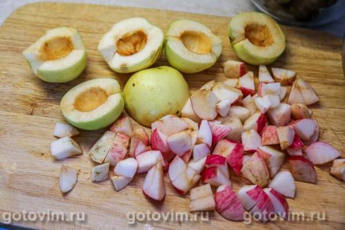 Варенья из сливы с яблоками и апельсином на агаре