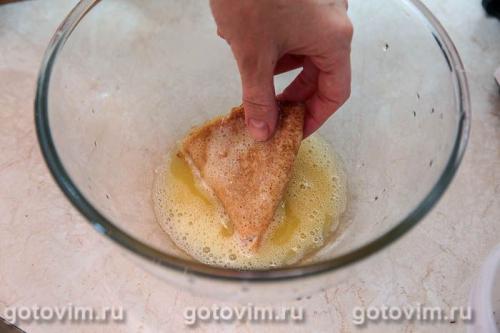 Блины-треугольники с начинкой