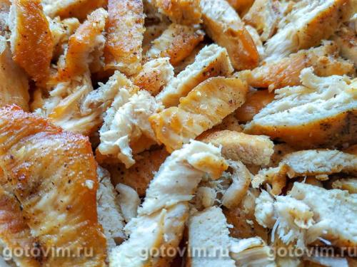 Паста с курицей с соусом Альфредо