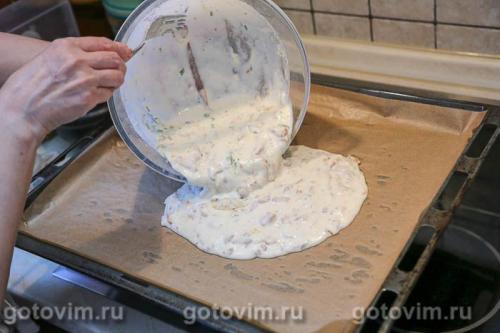 Скьяччатина с лисичками (Schiacciatina)