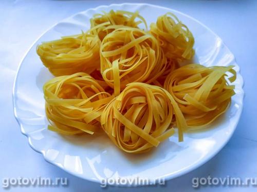 Паста с курицей с соусом Альфредо