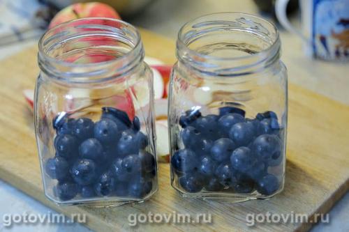 Компот из тёрна с яблоками на зиму (без стерилизации)