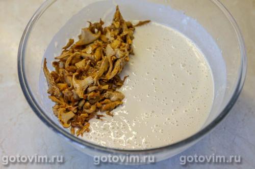Скьяччатина с лисичками (Schiacciatina)