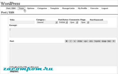 История WordPress История WordPress