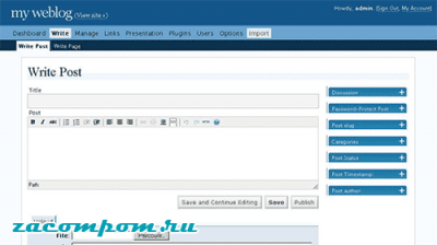 История WordPress История WordPress