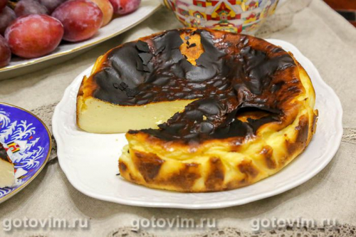 Баскский чизкейк или чизкейк &laquo;Сан Себастьян&raquo; (Burnt Cheesecake)