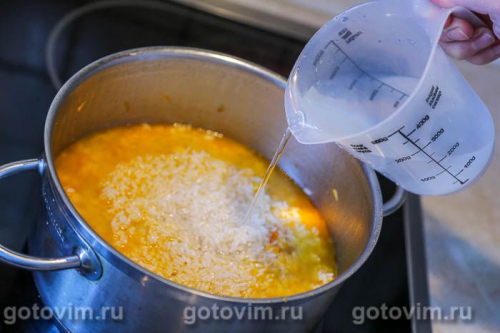 Рис с мясом и свежей кукурузой 