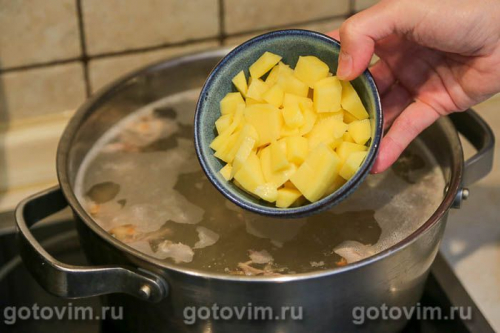 Суп из утиных шеек с тыквой и перцем халапеньо