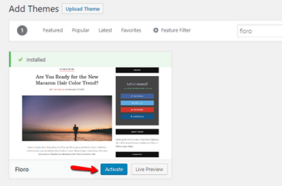 Установка и настройка темы WordPress Установка и настройка темы WordPress