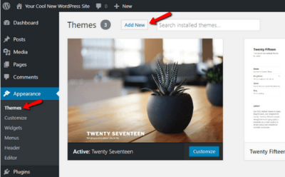 Установка и настройка темы WordPress Установка и настройка темы WordPress