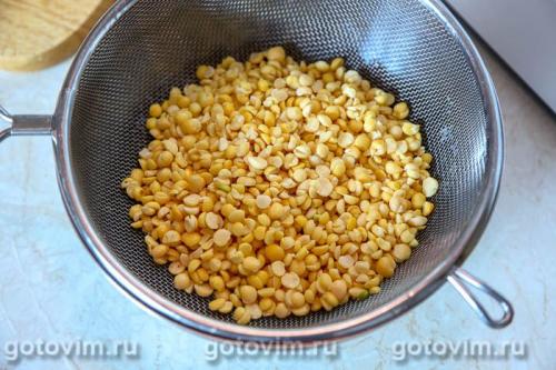 Суп гороховый с языками