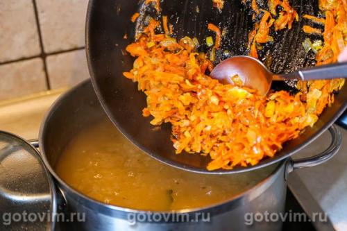 Суп гороховый с языками