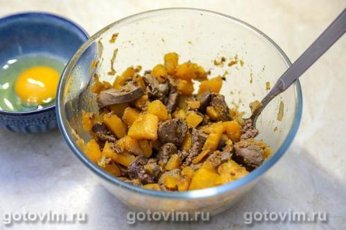 Бочонки с куриной печенью и тыквой