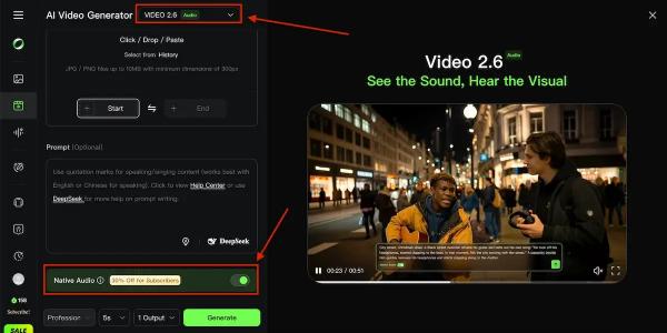 Kling представил VIDEO 2.6 — ИИ-модель, которая генерирует видео и звук за один прогон
Kling представил VIDEO 2.6 — ИИ-модель, которая генерирует видео и звук за один прогон