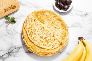 Блины с шоколадом и бананом Блины с шоколадом и бананом