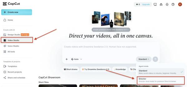 CapCut запустила Director Mode — режим для создания ИИ-видео по сценарию
CapCut запустила Director Mode — режим для создания ИИ-видео по сценарию