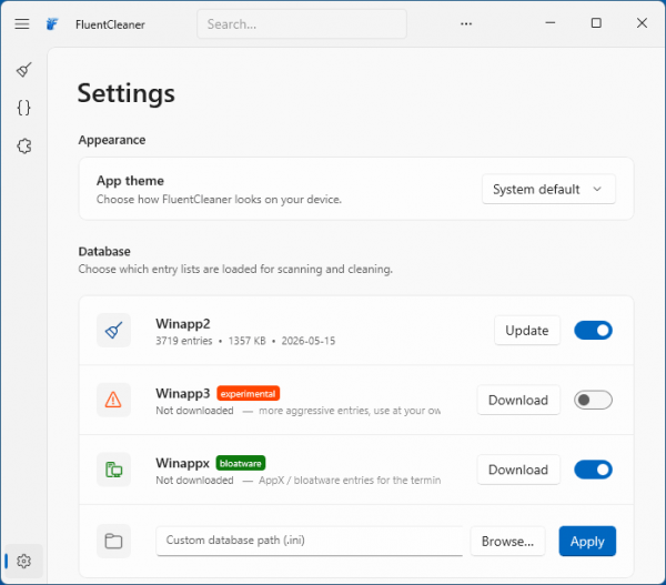 FluentCleaner &mdash; очистка и настройка Windows 11