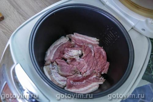 Мясо по-французски в мультиварке