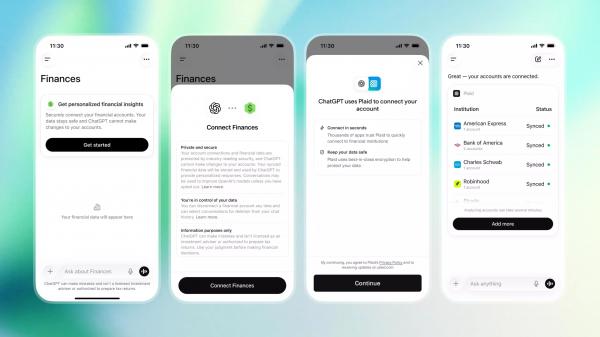 OpenAI начала тестировать функцию «Финансы» в ChatGPT
OpenAI начала тестировать функцию «Финансы» в ChatGPT