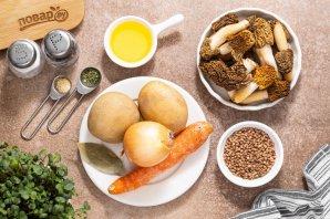 Суп со сморчками и картофелем Суп со сморчками и картофелем